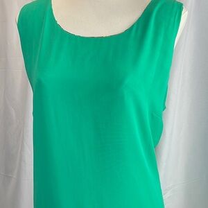 Chico's Green reversible Sleeveless scoop neckTank Top